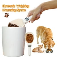 1 kućna hrana za mjernu kupu za mjernu čaše za mjerenje kućnih ljubimaca i pasa hranjenje vodenim kašikom Kuhinja Prijenosna ljestvica LED displej
