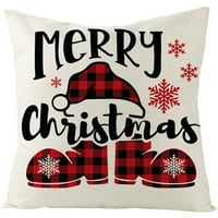 Dainzusy funti božićni ukrasi zatvoreni jastuk pokriva božićni modni dekor dekor pamuk posteljina jastuk