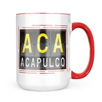Zračna luka Neonblond Aca za poklon Acapulco za poklon za ljubitelje čaja za kavu