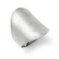 Bijeli sterling srebrni prsten modni rodijum-pozlaćena blistavica