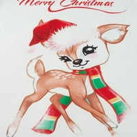 Huakaishijie Porodica Podudaranje pidžama Božićni PJS Pismo jelena Ispis vrhova plaćene hlače za spavanje