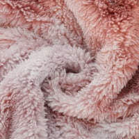 Pad dugih rukava za žene modne odjeće dugih rukava od pune odjeće drži tople zimske vrhove kaputi ružičaste
