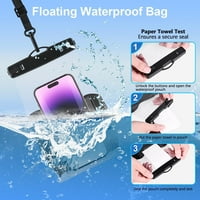 Vodootporna telefonska torbica koja pluta vodootporna futrola za telefon Univerzalni mobilni telefon