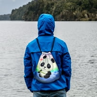 Torbe na ramenu na ramenu na rame za teretane Yoga Travel Beach School, Baby Panda na Cloudu