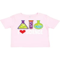 Inktastic Volim nauku o hemiji učiteljice poklon malih malih dječaka ili majica mališana