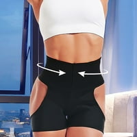 PXIAKGY donje rublje za žene Žene moćne trbuške gumene hlače za oblikovanje tijela hlače crno + xxl
