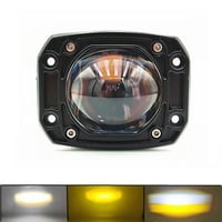 8D LED sočivo radno svjetlo 40W dvostruka boja svjetla za maglu za vožnju snopom