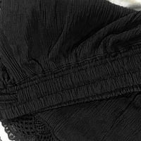 Lastsoso ženske čipke patchwork kratke hlače elastični struk navlaka za rezanje sa dnevnim boravcima