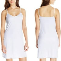 Ljetne haljine za žene Ženska moda V-izrez Seksi komforna čvrsta boja uska haljina mini haljina bijela