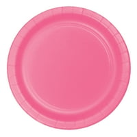 Party Central Club of Punch Pink Ručak u jednokratnim ukrasnim plastičnim plastičnim pločama 7