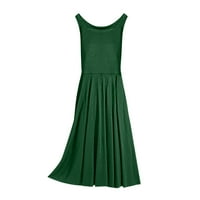 Sendresses za žene Dužina gležnja Leisure SOLISE CULLINE bez rukava Okrugla dekoltena haljina zelena