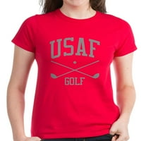 Cafepress - USAF Golf Ženska tamna majica - Ženska tamna majica