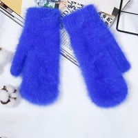 Wirlsweal par ženske rukavice Solid Boja FAUBIT Krzno jesenski zimski protupočarni pletenje rukavice