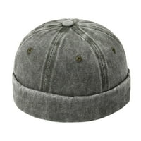 Docker Hat Solid Boo boja Podesiva dimljiva lagana ukrasna ukrasna retro četiri sezone mornar šešir