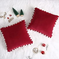 Bacite jastuk navlake sa resima od 2, Boho dekorativni meki navlake za baršunaste kapute za kauč za