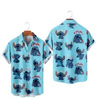 Loli & Stitch delikatna majica Raširena ovratnica Man Woman Top, Odrasli-L, 10