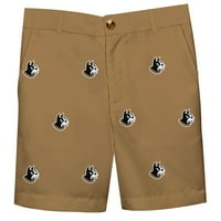 Omladinski zlatni Wofford Terriers Teriers Logo Strukturirane kratke hlače