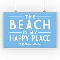 Zaljevske obale, Alabama, plaža je moje sretno mjesto, jednostavno sam rekao