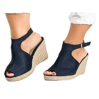 Ritualay ženske espadrille sandale za sandale Peep toe Slingback Nonsip prozračna ležerna ljetna platforma