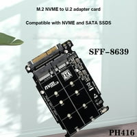 PCIe3. Nvme NGFF na U. SFF RISER karticu M. NVME do U. RISER CARD CARD CARDSIONS kartica