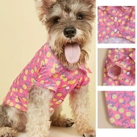 Jiaroswwei Dog Majica Slatka štampa Revel Dizajn Potplatna majica Ljeto pulover za svakodnevno trošenje