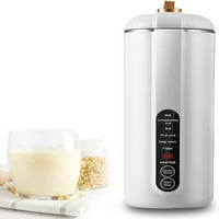 110V mini sojinski mliječni proizvođač prijenosni, u električnom sokovniku bez filtra, automatski stroj za mlijeko sa soje sa 12h tajmer i samočišćenje za kuhinju, bijelu