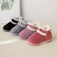 Vučene čizme za djevojke za djevojčice Dječje cipele Zimske debele cipele ravne potpetice Ležerne prilike