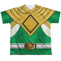 Power Rangers - Green Ranger - Majica kratkih rukava za mlade - X-velika