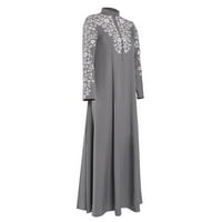 Ženske haljine Ljetni kratki rukav Kaftan Arap Jilbab Abaya Čipka za šištanje Maxi Ležerne haljine