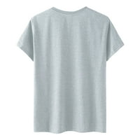 SayHi ženski Ljetni top štampani majica kratkih rukava za kratki rukav tiskani TOP Spande bluze za žene