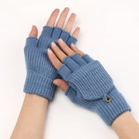 Vanjske rukavice za preklopne rukavice debeli mekani KRATNI PROTIV KLIKNI DIZAJN ZA ŽENE ALL-MODCH OTVORI