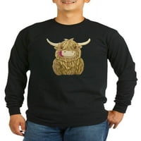 Cafepress - Happy Highland krav majica s dugim rukavima - tamna majica s dugim rukavima