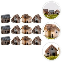 Ukrasi mini kuća u obliku kuće Model Micro uredno uređenje