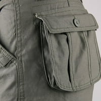 CLLIOS muške teretne hlače opuštene fit multi džepove Hlače Radne vojne pantalone Klasične planinarske