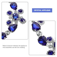 Crystal Applique DIY Wedding Sash Remen za remen za reč ukrasna kristalna aplikacija DIY dodatna oprema