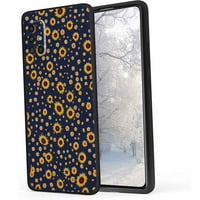 Ljubičasto-cvijeće - telefon za telefoniranje za Samsung Galaxy A 4G za žene Muška Pokloni, mekani silikonski