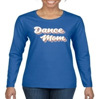 Divlji Bobby Dance Mom Girl Sports Women Grafički dugi rukav Tee, Kraljevska, mala