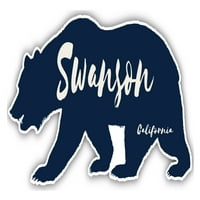 Swanson California Suvenir 3x frižider magnetni medvjed dizajn
