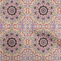 Onuone pamuk poplin twill svjetlo bež tkanine marokanski mozaik zanatske projekte Dekor tkanina tiskana