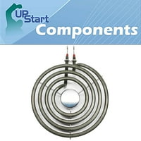 Zamjenski whirlpool RF302BXYQ okreće element površinskog plamenika - kompatibilni vrtlog grijanja za raspon, štednjak i kuhanje