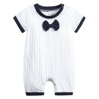 Toddler Baby Boys Girls Striped Romper Tumpsit Outfits Set odjeće