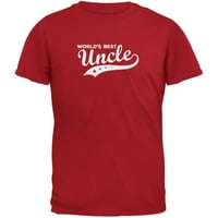 Najbolje ujak crvene odrasle majice na svijetu - velika
