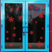 Dengjunhu White i Crvene snježne pahulje ukrasi za zupče naljepnice za ukrase naljepnica za božićnu