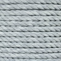 Twisted pamučni konop prirodni artizan kabel, super mekan pješicom u više duljina