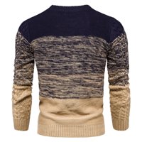 Penkiiy Muška modna jeseni zimski džemper Loose Velike veličine miješani džemper pulover modne dukseve