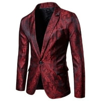 Duge hlače za muškarce Muško odijelo Slim 2-komad odijelo Blazer Business Wedding Party Jacket kaput