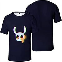 Hollow Knight Crewneck T majica Anime 3D Ispis ljetna odjeća Grafički T majice Ležerne kratkih rukava