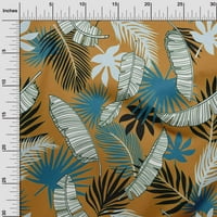 Onuone pamučne kambričke tamne senf tkanine tropskim zanatskim projektima dekor tkanina štampan dvorište