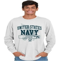 Sjedinjene Američke Države Navy Eagle Anchor dugih rukava majica za muškarce žene Brisco brendovi 3x