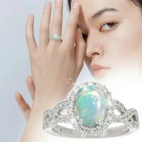 Boys Ring Gemstone Gold Circon prsten za žene Modni nakit Popularni dodaci za odmor za ženu prstenovi